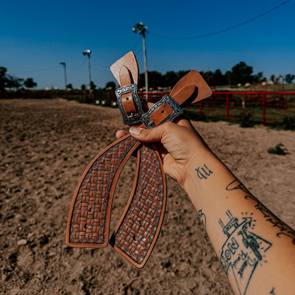 FULLY TOOLED CUSTOM SPUR STRAPS