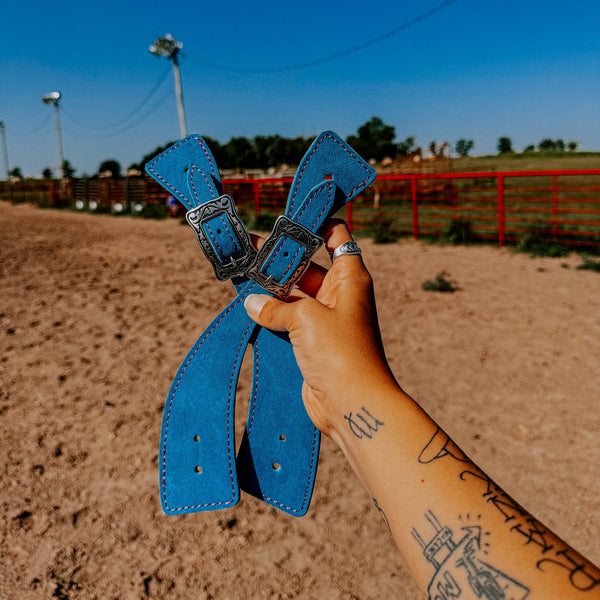 CUSTOM SUEDE SPUR STRAPS