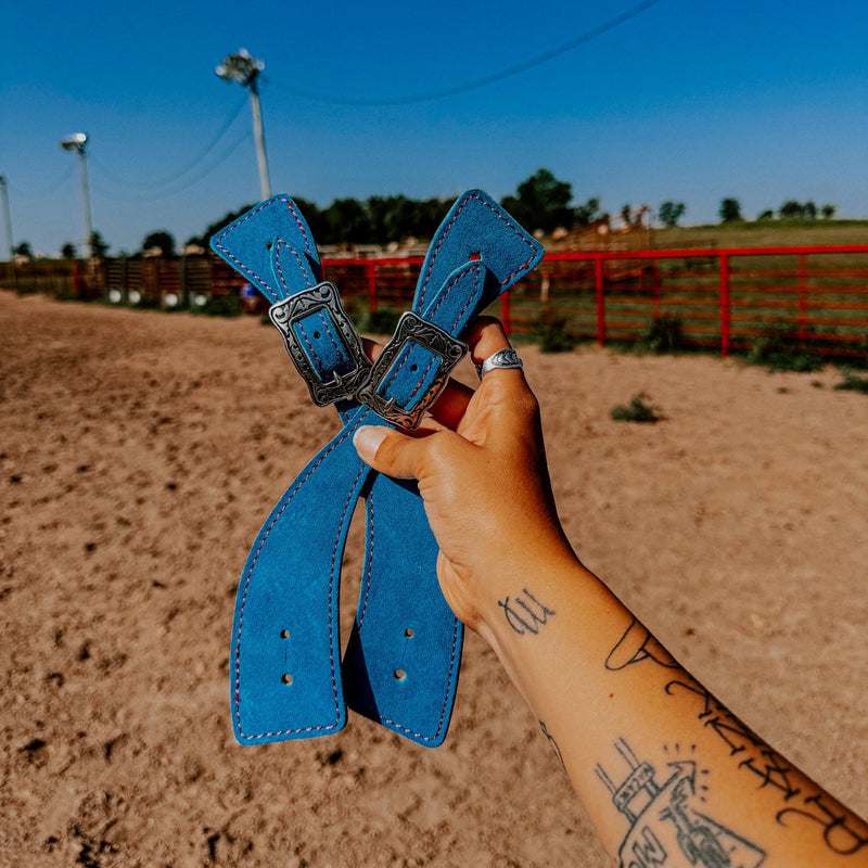 CUSTOM SUEDE SPUR STRAPS